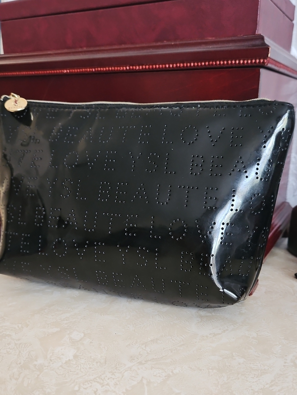 Yves Saint Laurent Beaute Cosmetics Bag.